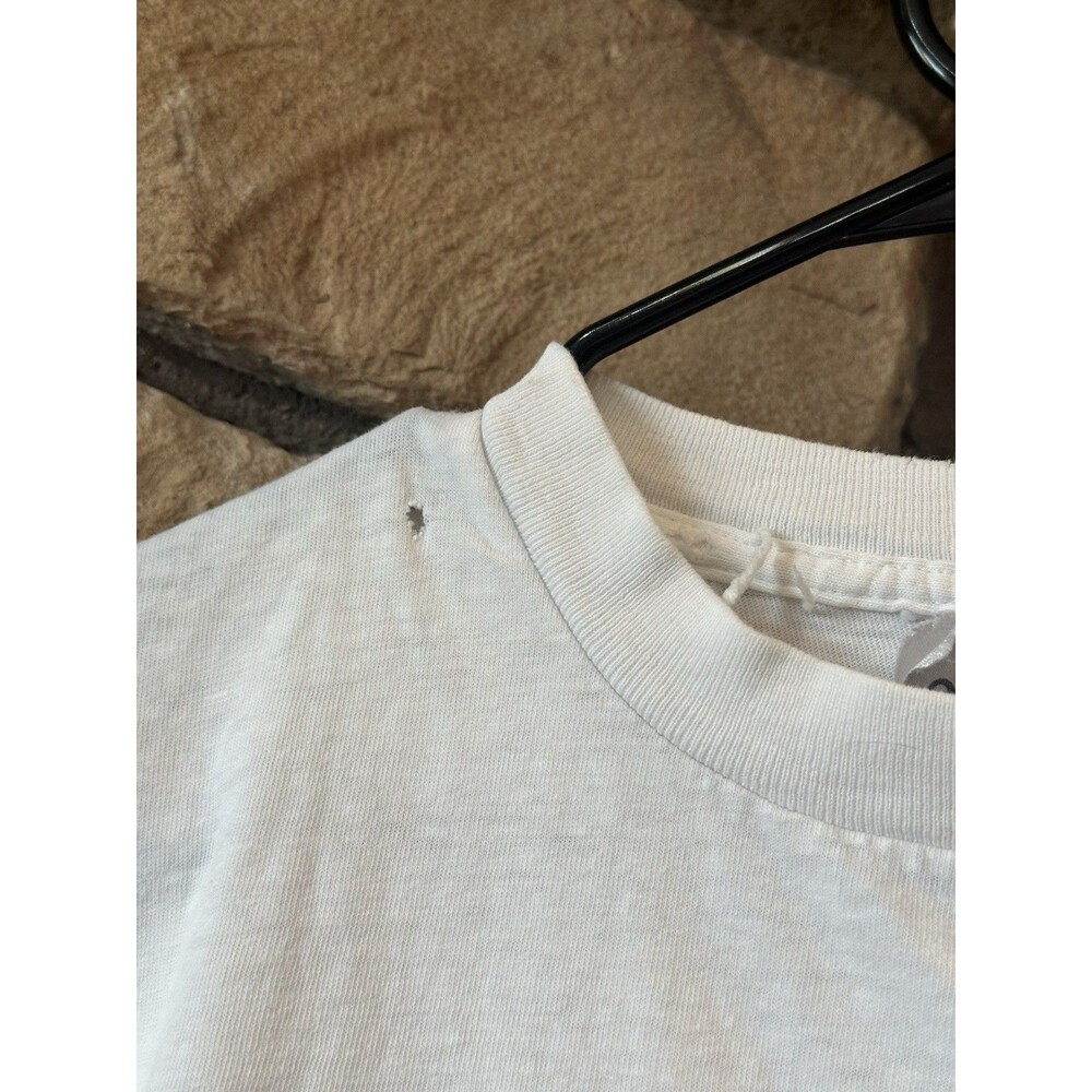 Vintage 1990 Long Beach CA Race Day Racing F1 T Shirt Distressed White XL SS Men - Picture 5 of 10